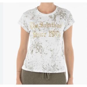 ALLSAINTS Portland‎ Anna cotton-jersey Tshirt Women's US 8 Basic  Designer